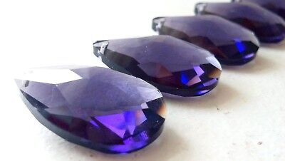 5 Amethyst Purple Teardrop Chandelier Crystals Pendants Chandelier Design