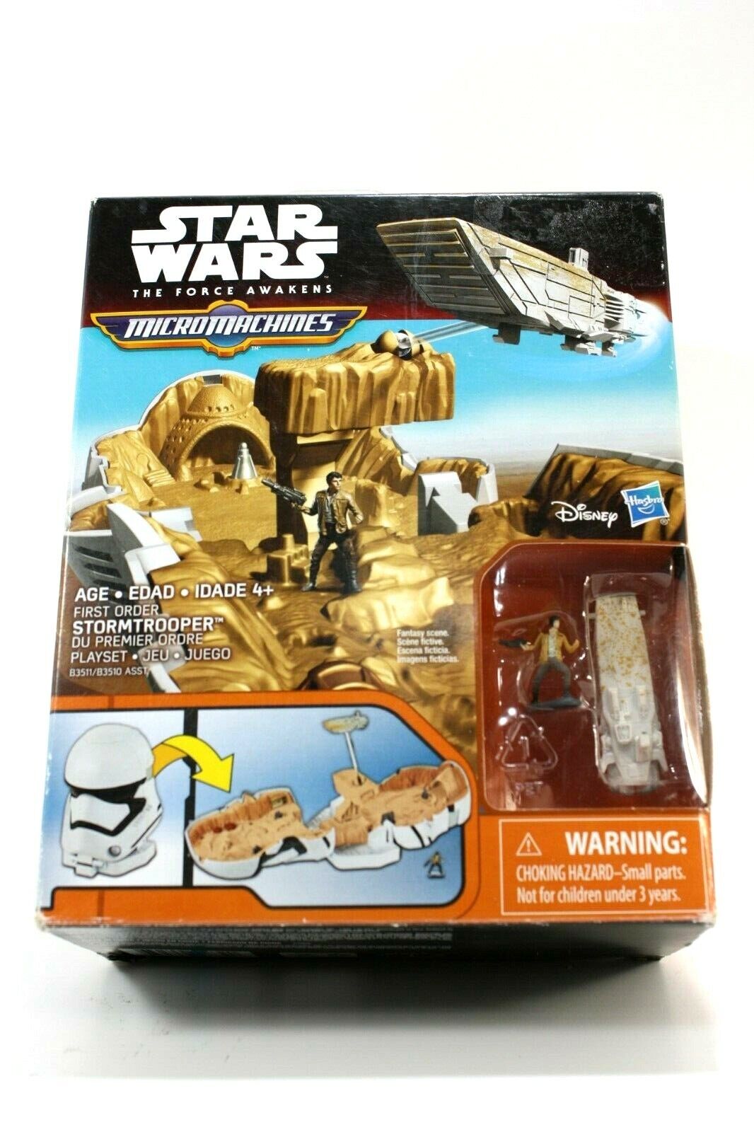 Star Wars Lot of Micro Machine Toys R2D2 Storm Trooper w/ Bonus Box Busters Batt Disney Hasbro - фотография #8