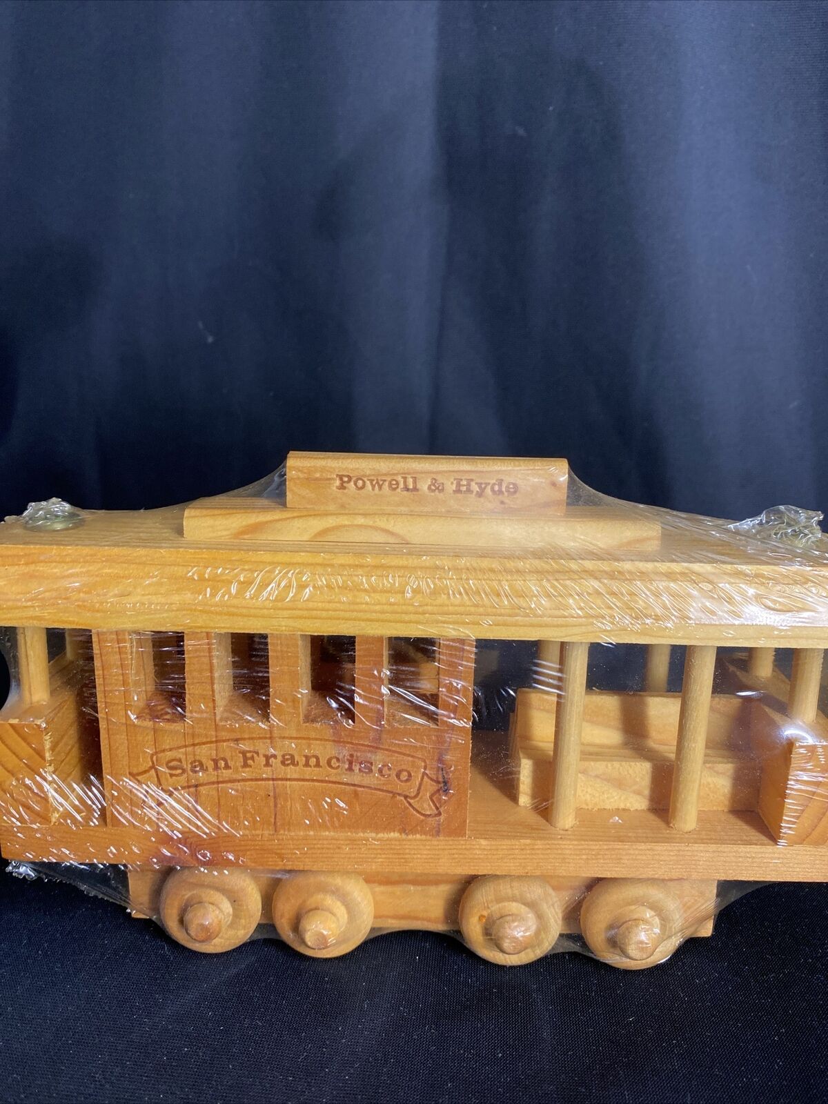 San Francisco Powell & Hyde Wooden Trolley 1984 New Old Stock Souvenir Без бренда - фотография #4