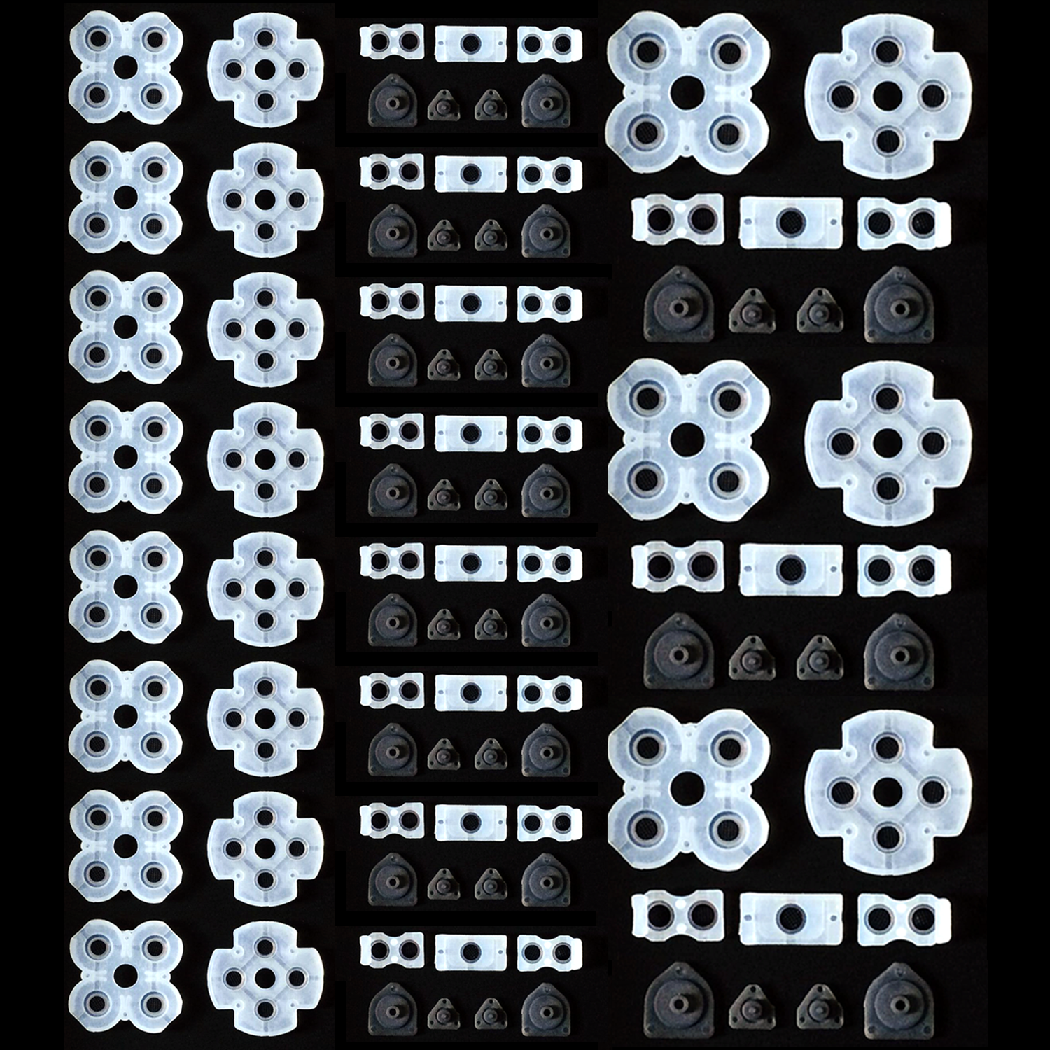 10 Set Replacement Conductive Silicone Rubber Pads for PS4 Controller PS4 Does Not Apply