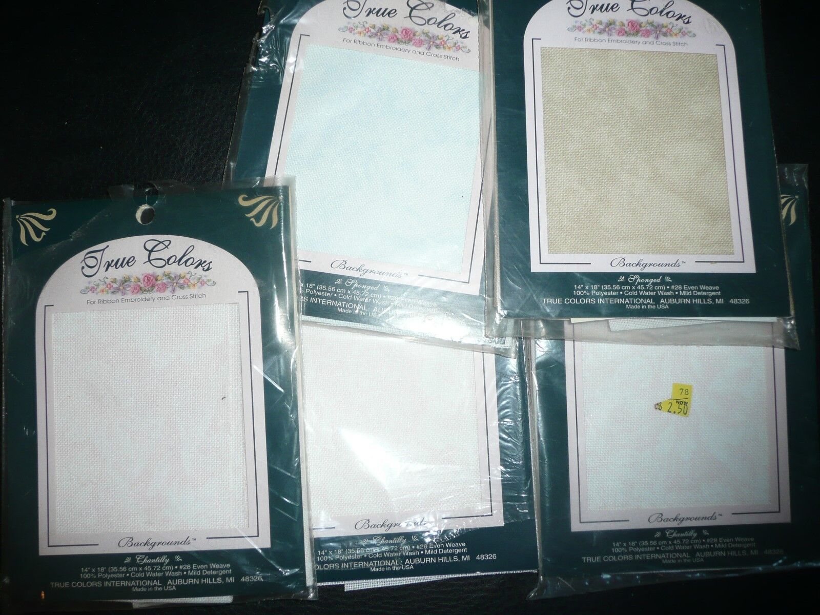 Unopened True Colors Backgrounds - Ribbon embroidery & Cross Stitch - 14"x18"  True Colors - фотография #2