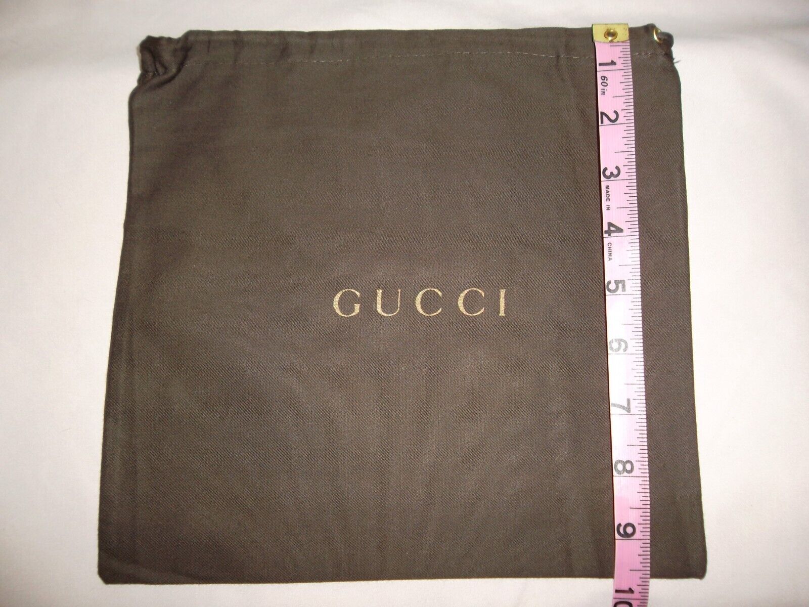 Lot 2 Gucci Drawstring bag, Dust Cover, Pouch  10" x 9.75"  New! Gucci - фотография #4