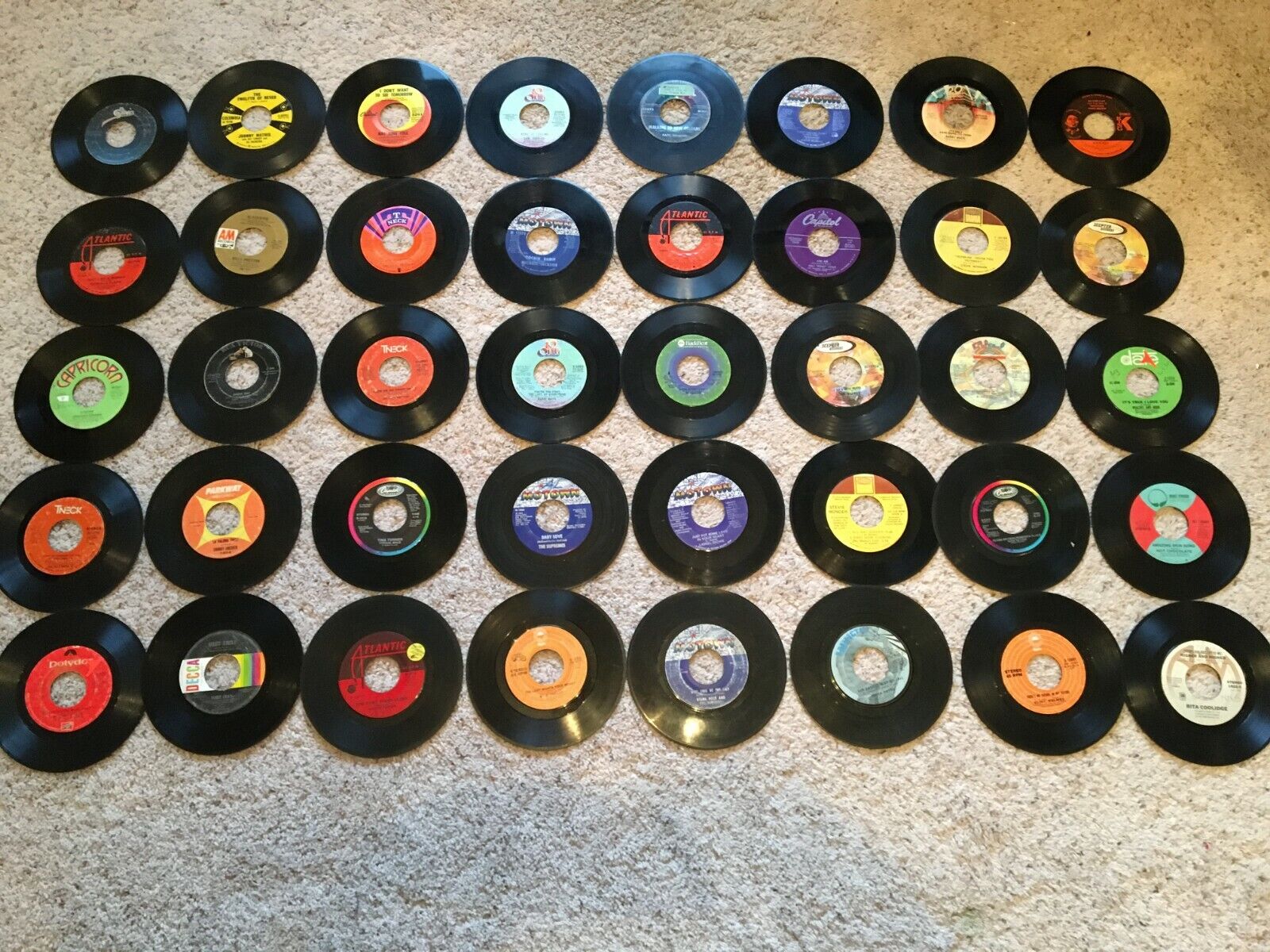 Motown, Soul,Funk 45 RPM Record Lot (40) Без бренда