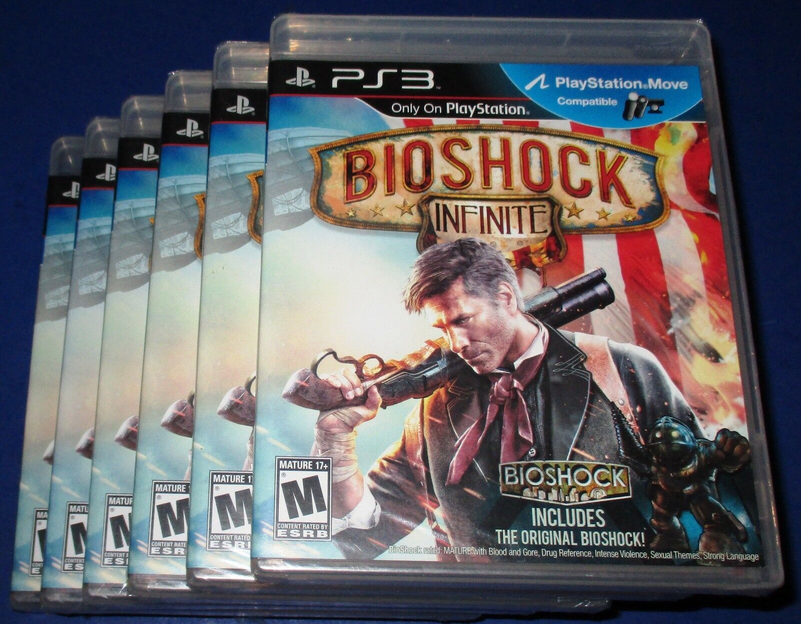 Lot of 6 BioShock Infinite Sony PS3 *Factory Sealed! *Free Shipping! *Read Below Без бренда BLUS-30629