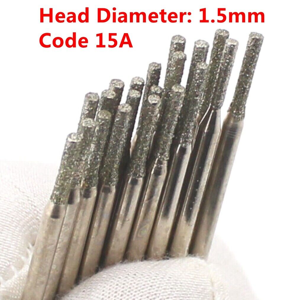 60Pcs 0.4-1.5mm Diamond Drill Bits Set Drilling Jewelry Lapidary Tools For Stone JINGLING - фотография #9
