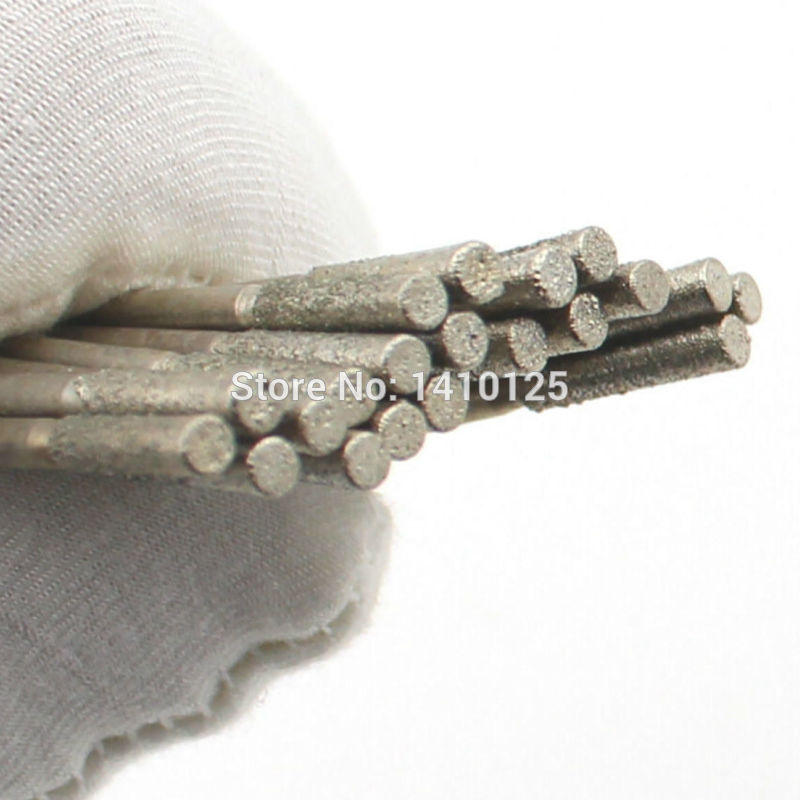 30Pcs 3mm Diamond Coated Cylindrical Grinding Mounted Point Bits Burrs for Stone ILOVETOOL YDZ-A-DKZ-30A-30Pcs - фотография #8