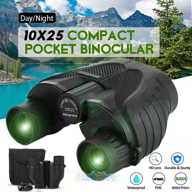 2Packs 10X25 Zoomable Binoculars with Night Vision BAK4 High Power Waterproof US MUCH Does not apply - фотография #2