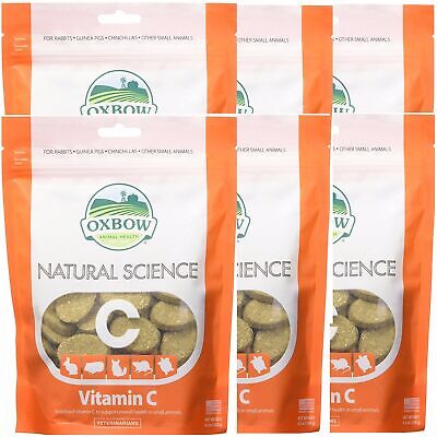 (6 Pack) Oxbow Natural Science Small Animal Vitamin C Supplement - 60 count Oxbow 448207