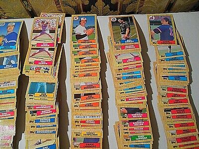 COLLECTION OF 698 TOPPS 1987 BASEBALL TRADING CARDS UN-SEARCHED. Без бренда - фотография #4
