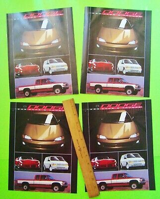 Lot/4 1993 DODGE DLX 24-pg COLOR CATALOG Brochure VIPER Ram STEALTH Daytona 4X4s Без бренда