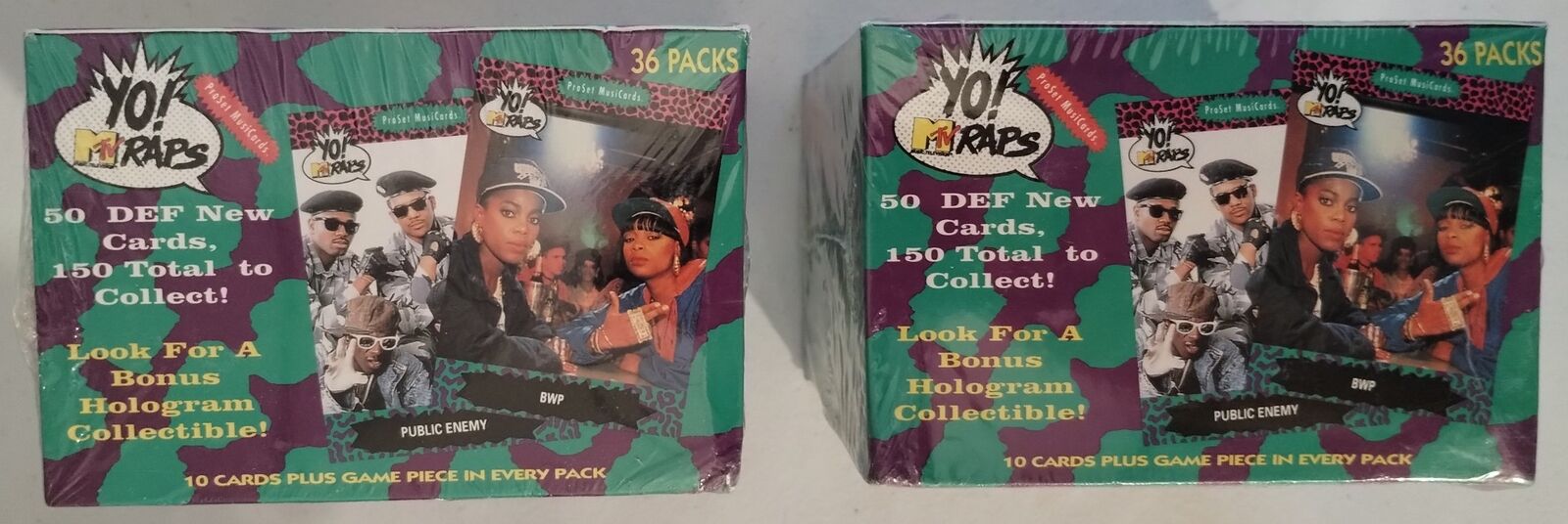(2) 1991 PRO SET YO! MTV RAPS SERIES 2 UPDATE BOXES SEALED 36 PACKS PER BOX x2 Без бренда - фотография #6