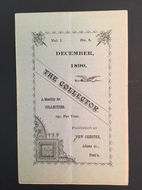 1890-91 US Postal "The Collector" Mini Booklets Vol.#1 No. 6,7&9 Lot of 3 Без бренда - фотография #2