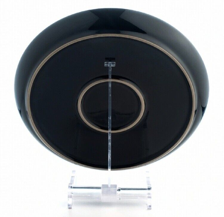 Denby 1809 Stoneware SET OF 4 Black Halo 10.25" Coupe Dinner Plates NWT Denby - фотография #9