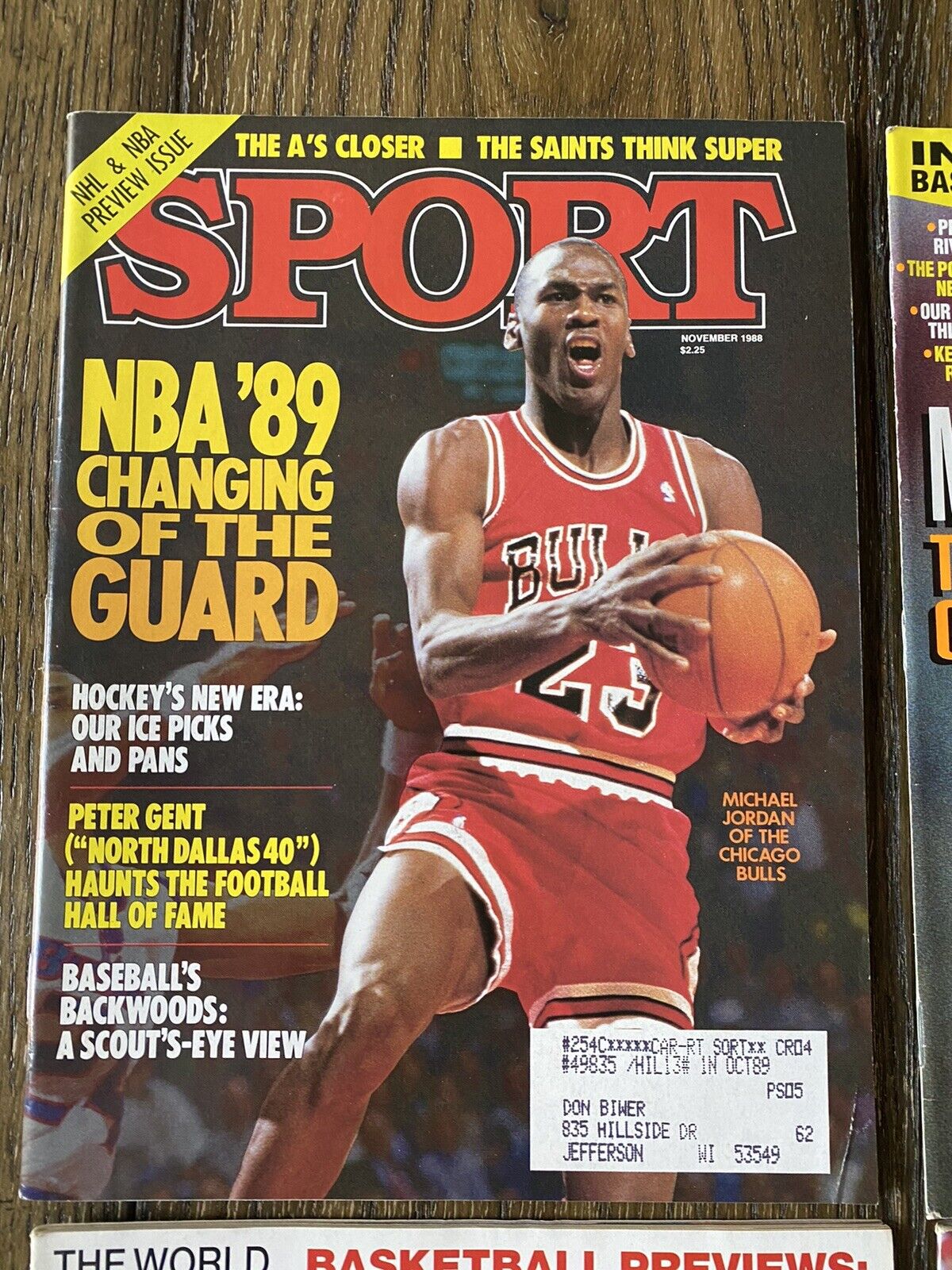 Michael Jordan Covers Sport Magazine Lot of 8 Chicago Bulls Nov 88 Jan 91 Nov 91 Без бренда - фотография #2