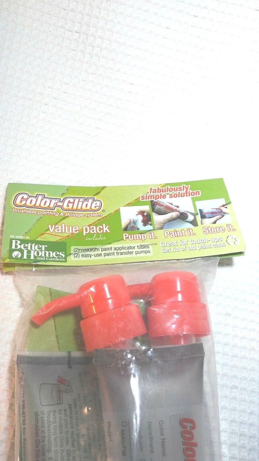 2 Packs! Better Homes Color Glide Brushless Painting And Storage Better Homes & Garden Does Not Apply