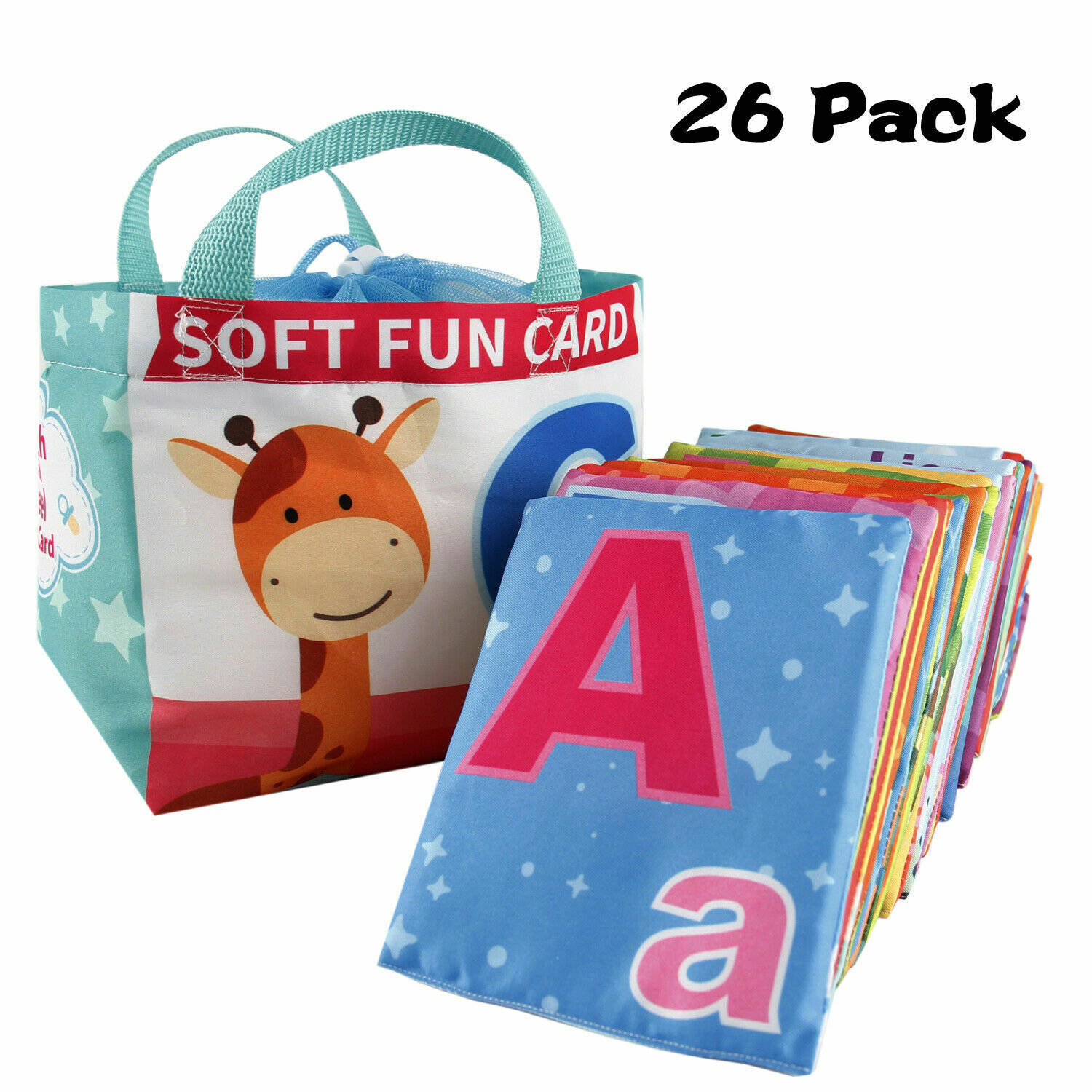 Portable Baby 26PCS Soft Card/Set Montessori Baby Leaning Book For Toddlers Kids Mini Tudou does not apply - фотография #2