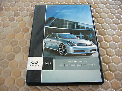 INFINITI G35 Q45 FX QX56 M CD PRESS KIT BROCHURE AND DVD 2005 USA EDITION Без бренда Various