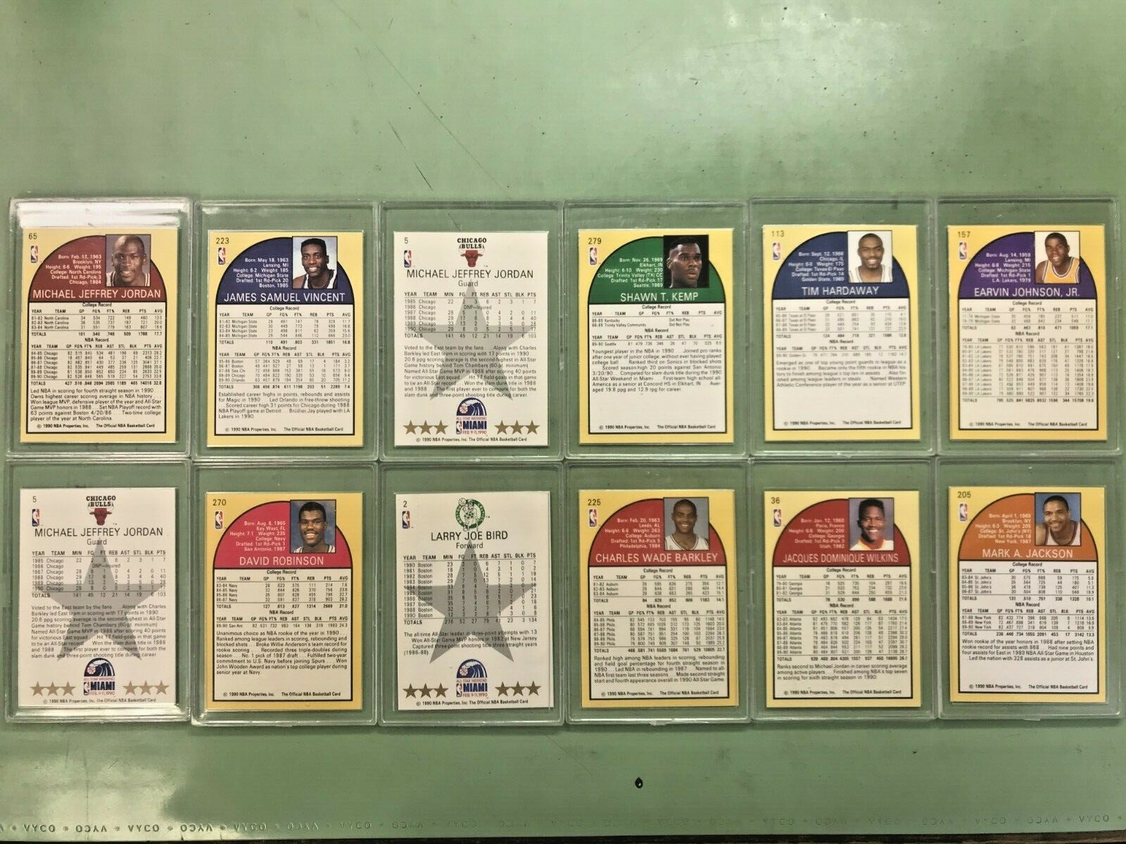 1 Lot of 12 Basketball Trading Cards from 1990 Без бренда - фотография #12