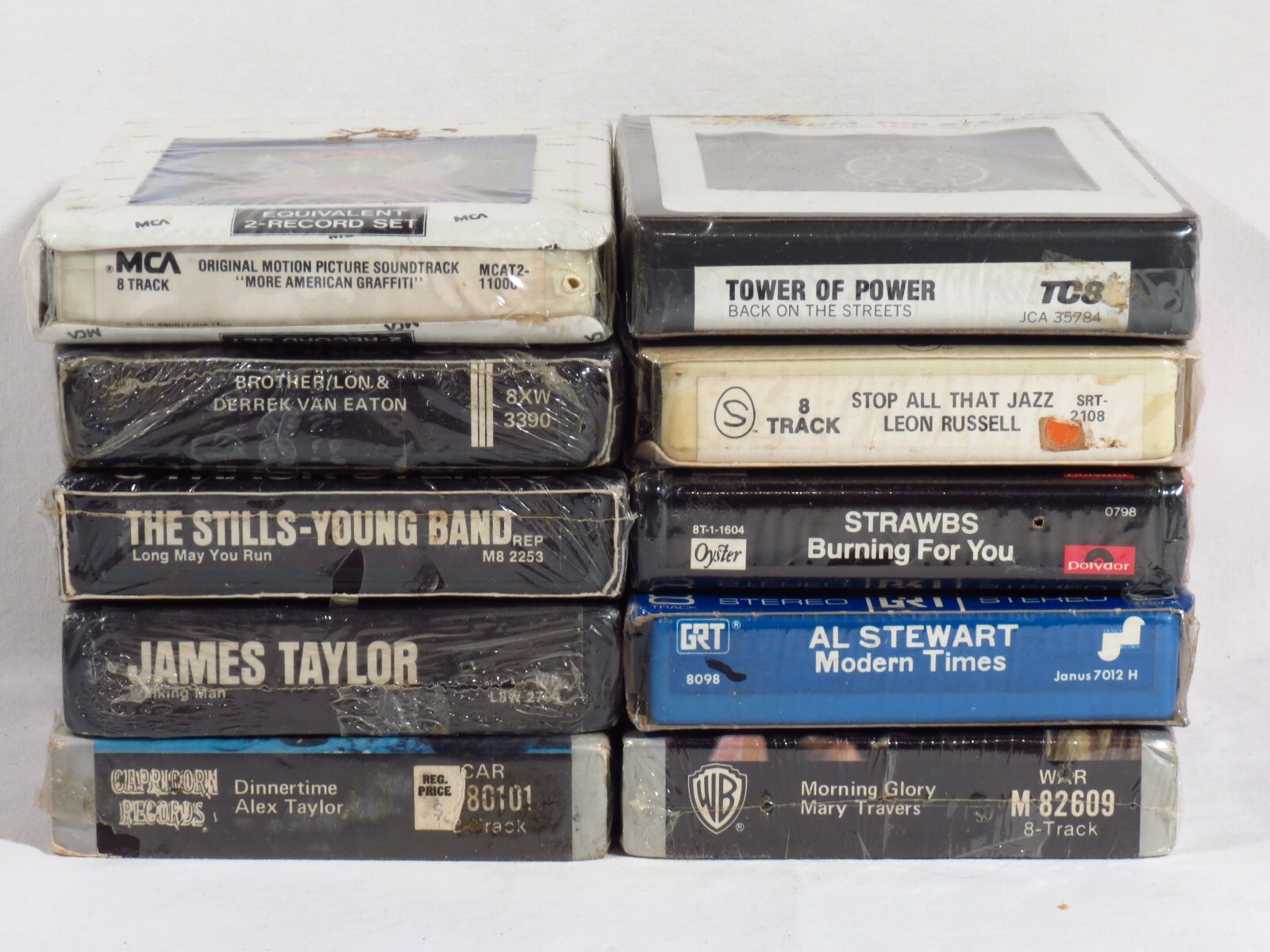LOT (#2) of 20 US 8-Track tapes STILL SEALED - Rock, Soul, Folk, Jazz Без бренда - фотография #4