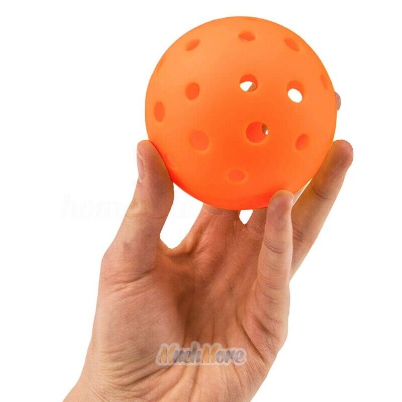 40 Holes Pickleball Balls Set of 12 Indoor True Flight USAPA Approved Orange Unbranded Does not apply - фотография #6