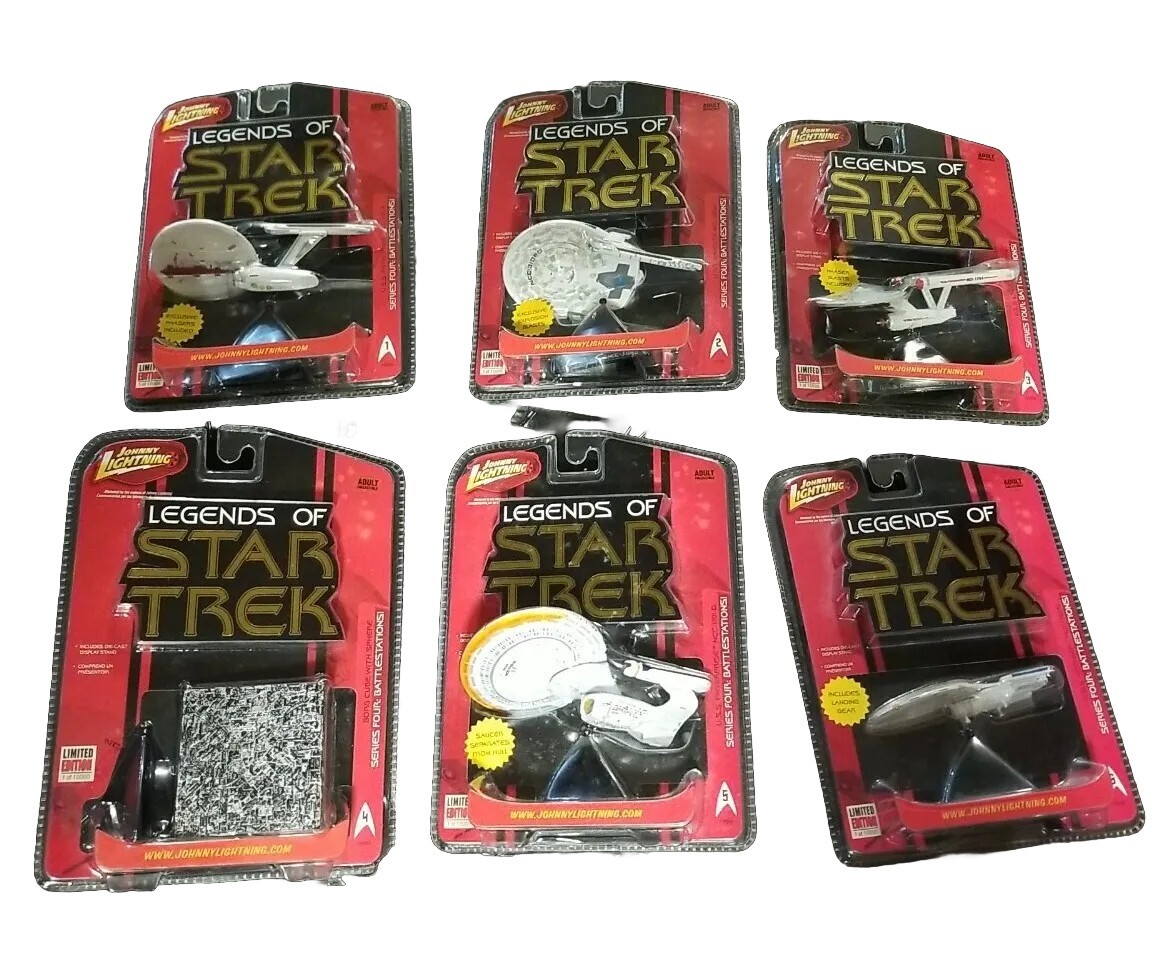Johnny Lightning Legends of Star Trek Series 4: BattleStations! - Set of 6 Johnny Lightning