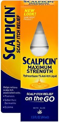 Scalpicin Scalp Itch Relief, Maximum Strength 1.5 oz (Pack of 2) Scalpicin Does not apply