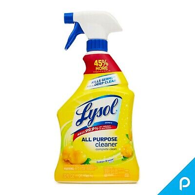 Lysol All Purpose Cleaner Spray, Lemon Breeze 32 oz (Pack of 4) LYSOL Does not apply