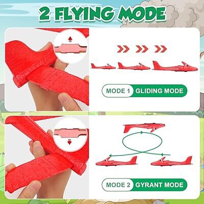 Dinosaur Airplane Launcher Toys for Boys: 3 Pack Dino Foam Airplanes Outdoor  Does not apply Does Not Apply - фотография #5