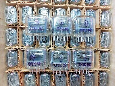 US Stock! 6pcs IN-12 NEW TESTED Nixie Tubes Same Date For Clock Kit OTK marked Gazotron Does Not Apply - фотография #2