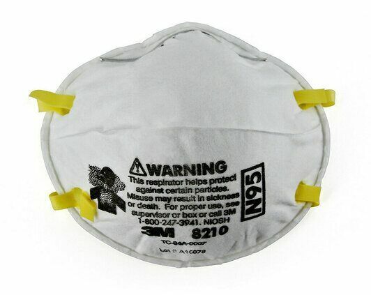 3M 8210 N95 Particulate Respirator NIOSH Approved Face Masks XP 8/26 Valid Codes 3M 8210 / 46457 - фотография #5
