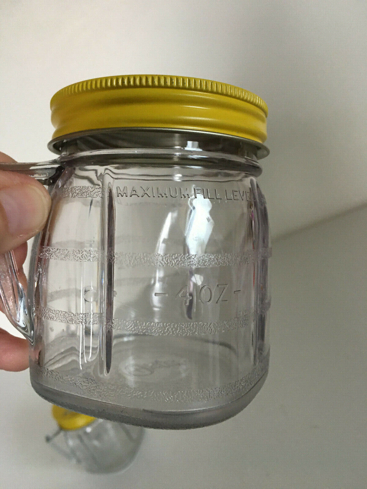 Set of 2 Vintage Osterizer mini blend container Hard Plastic Jars  Osterizer Osterizer - фотография #5