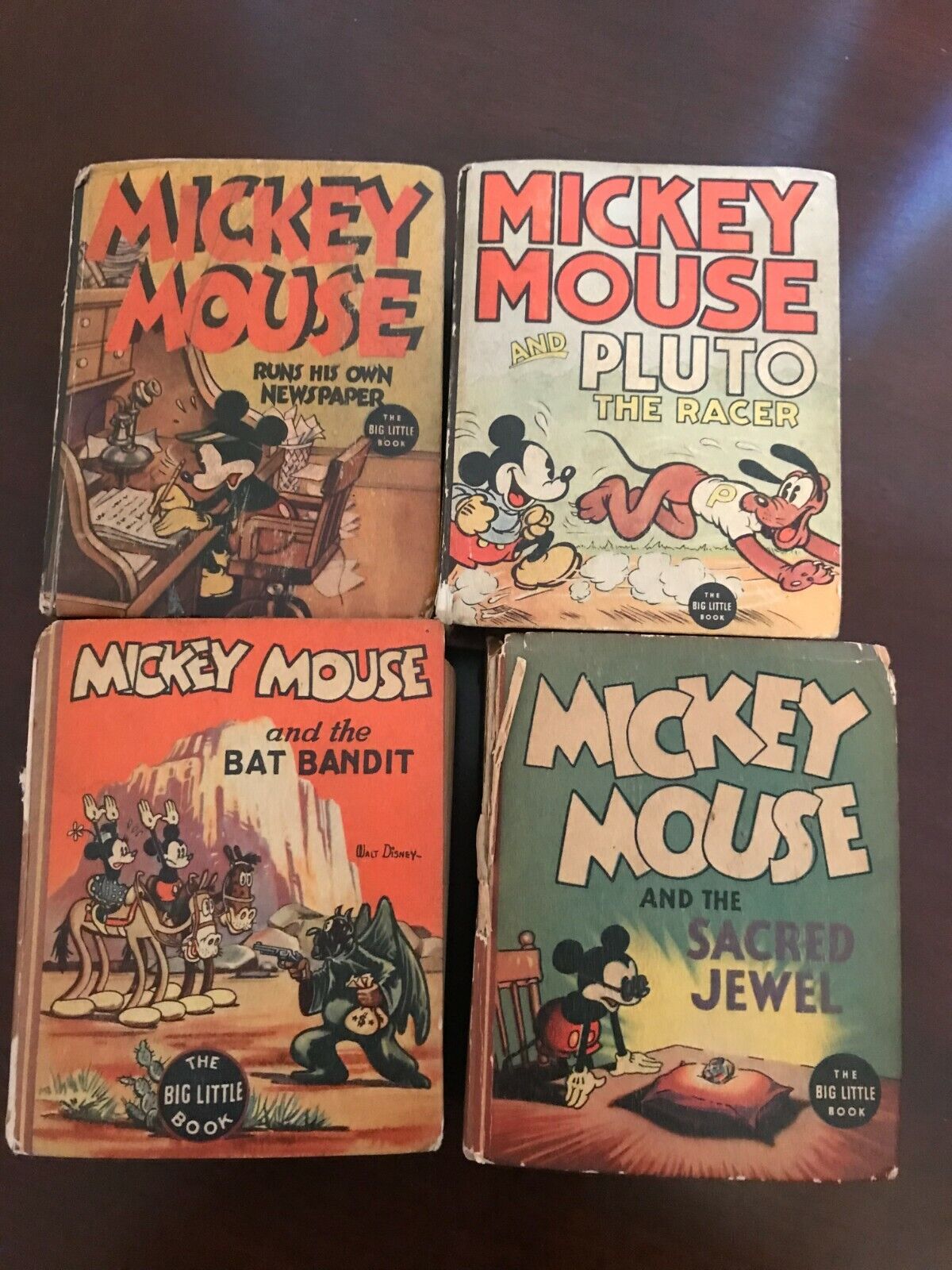 Disney vintage books - The Big Little Book featuring Mickey Mouse Без бренда