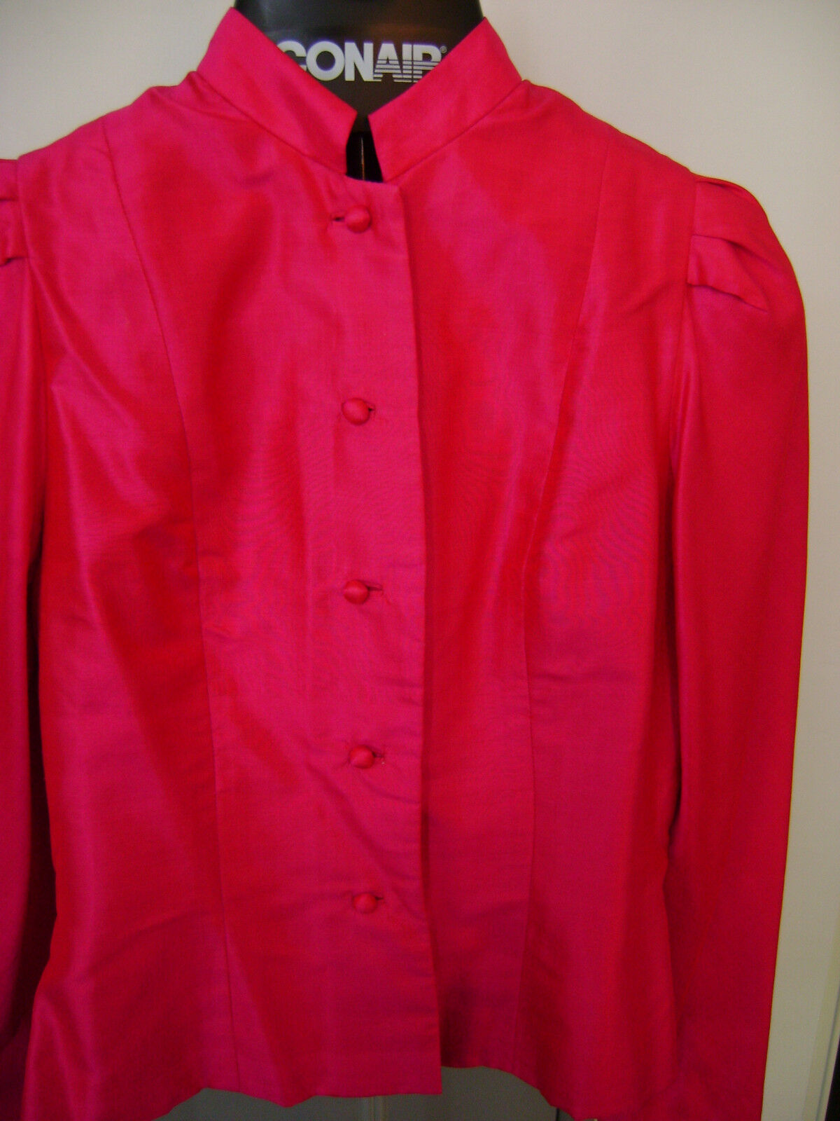 Vintage 80s 3-Piece Thai Silk Dress / Sarong Skirt Top-Jacket Set - Size S  Unbranded