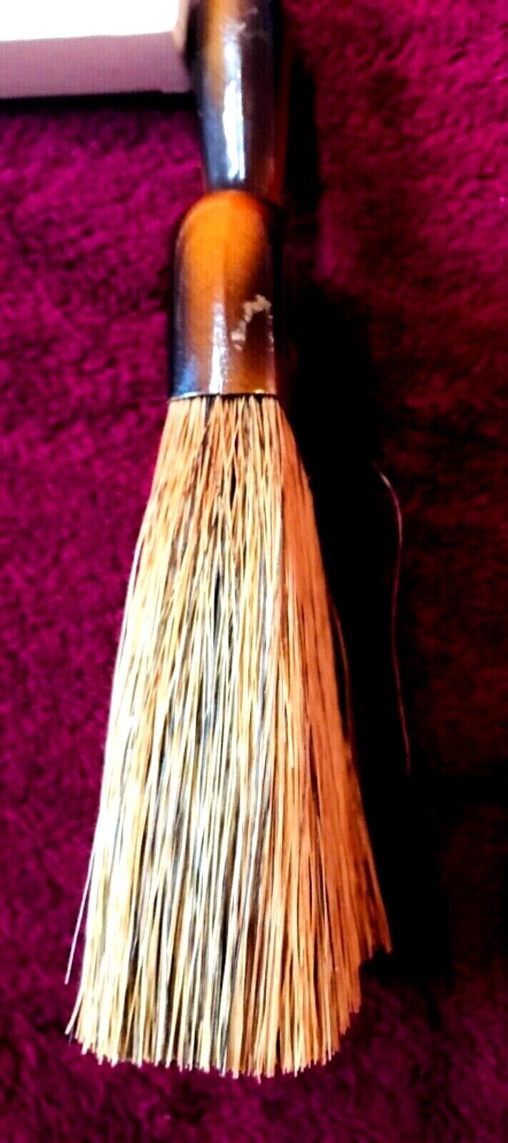 NEW VNTG RARE ~1940s Flat Ornate Handle Vintage Whisk Broom ~PROMPT SHIP Без бренда - фотография #3