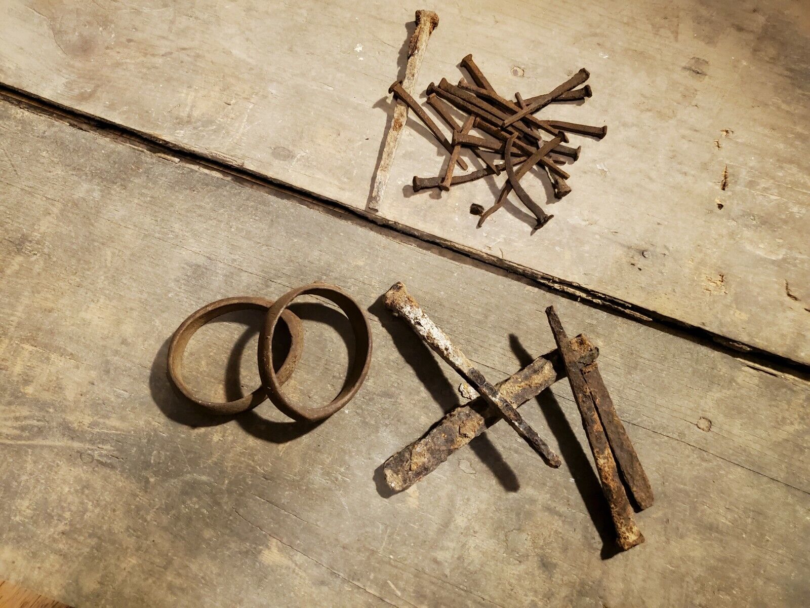 Salvaged Cut-Nails from Sharpsburg, MD Pre Civil-War Home Restoration, Antietam Без бренда - фотография #2