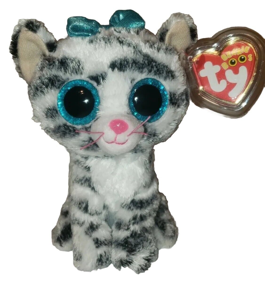 TY Beanie Boos - QUINN the Cat (6 Inch)(Clare's Exclusive) NEW MWMT Ty
