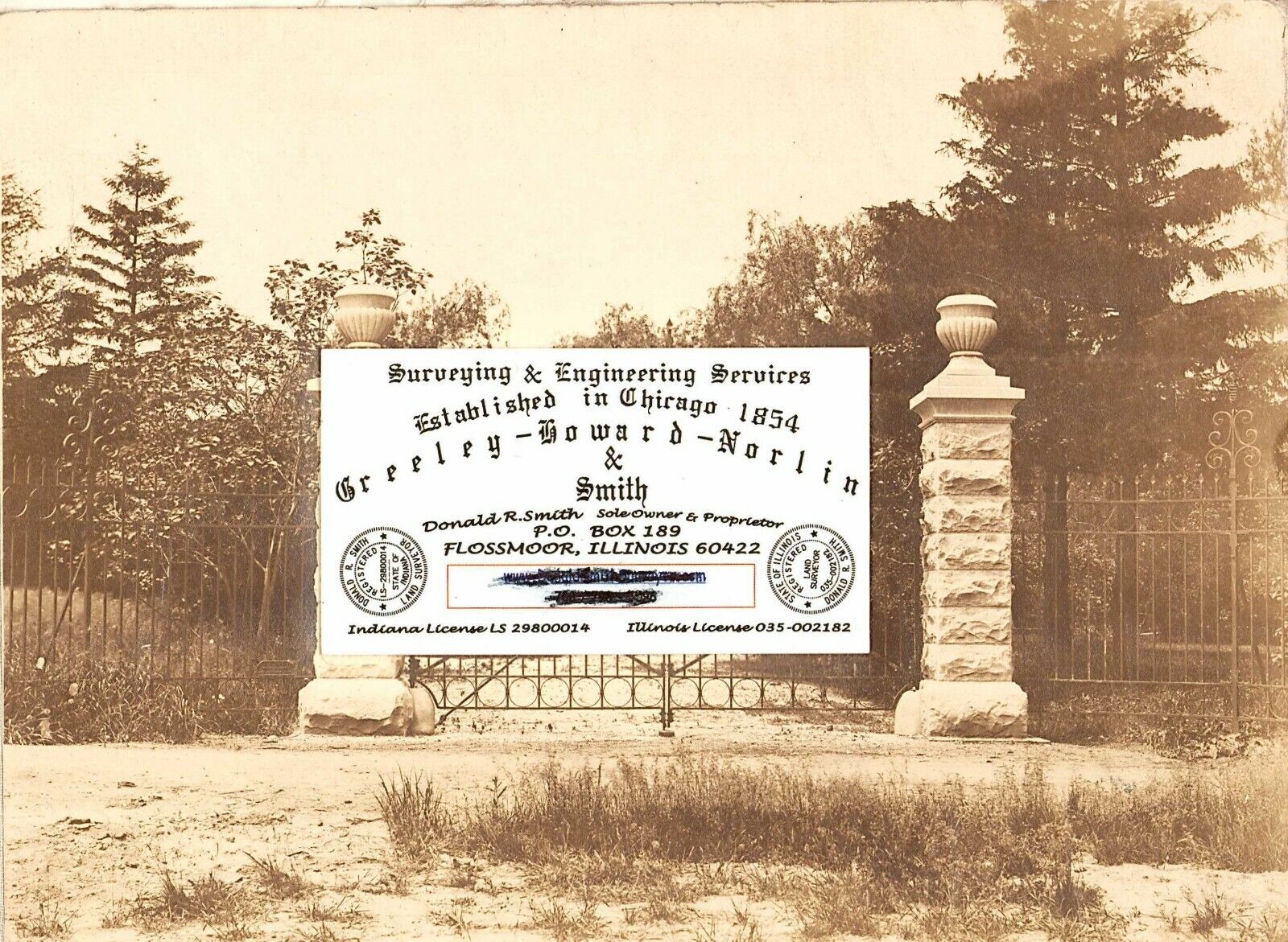 Chicago Antique MAP: Rosemont Park Cemetery/ZION GARDENS/Rosemont Cemetery +docs Без бренда - фотография #2