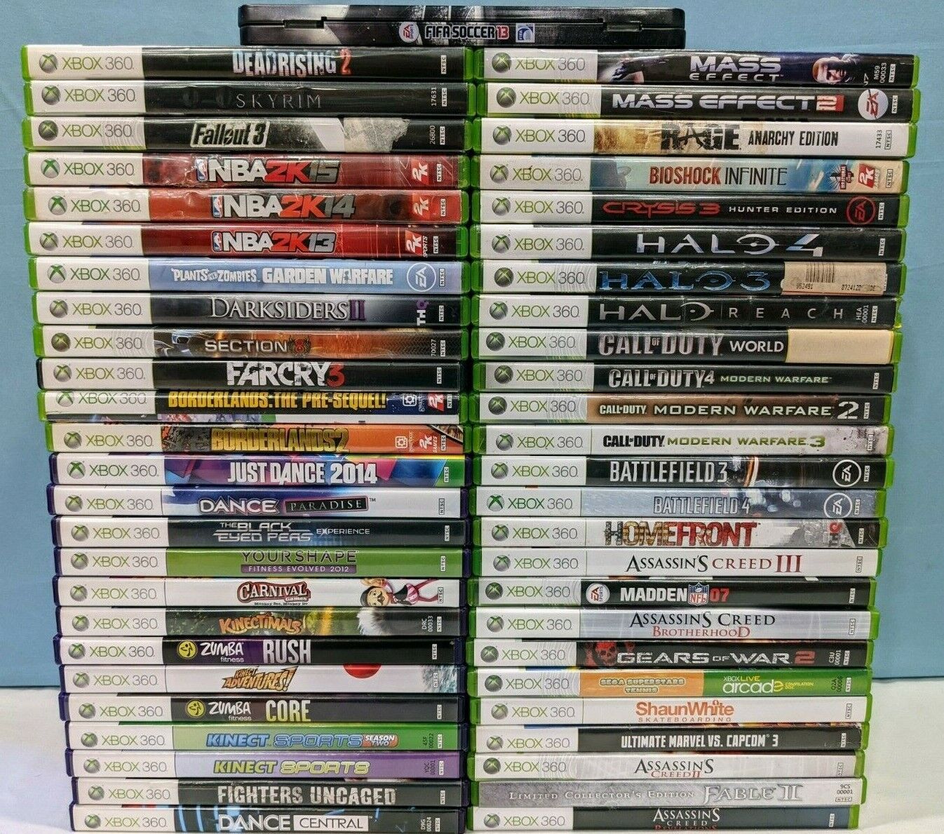 Xbox 360 Lot of 51 Games - No Duplicates  Microsoft Microsoft Xbox 360