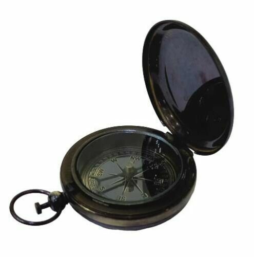 Nautical Pocket Compass Set Of 20 Pcs Vintage Brass Push Button Compass Без бренда