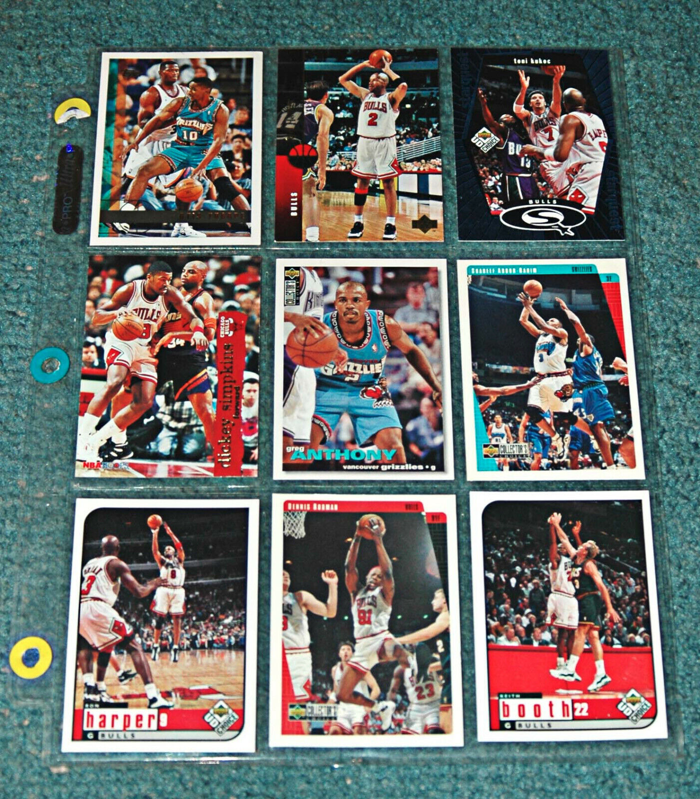 Upper Deck Topps Basketball Cards LOT 1992 - 1998 (63 Pieces VGC) Estate Find Без бренда - фотография #7