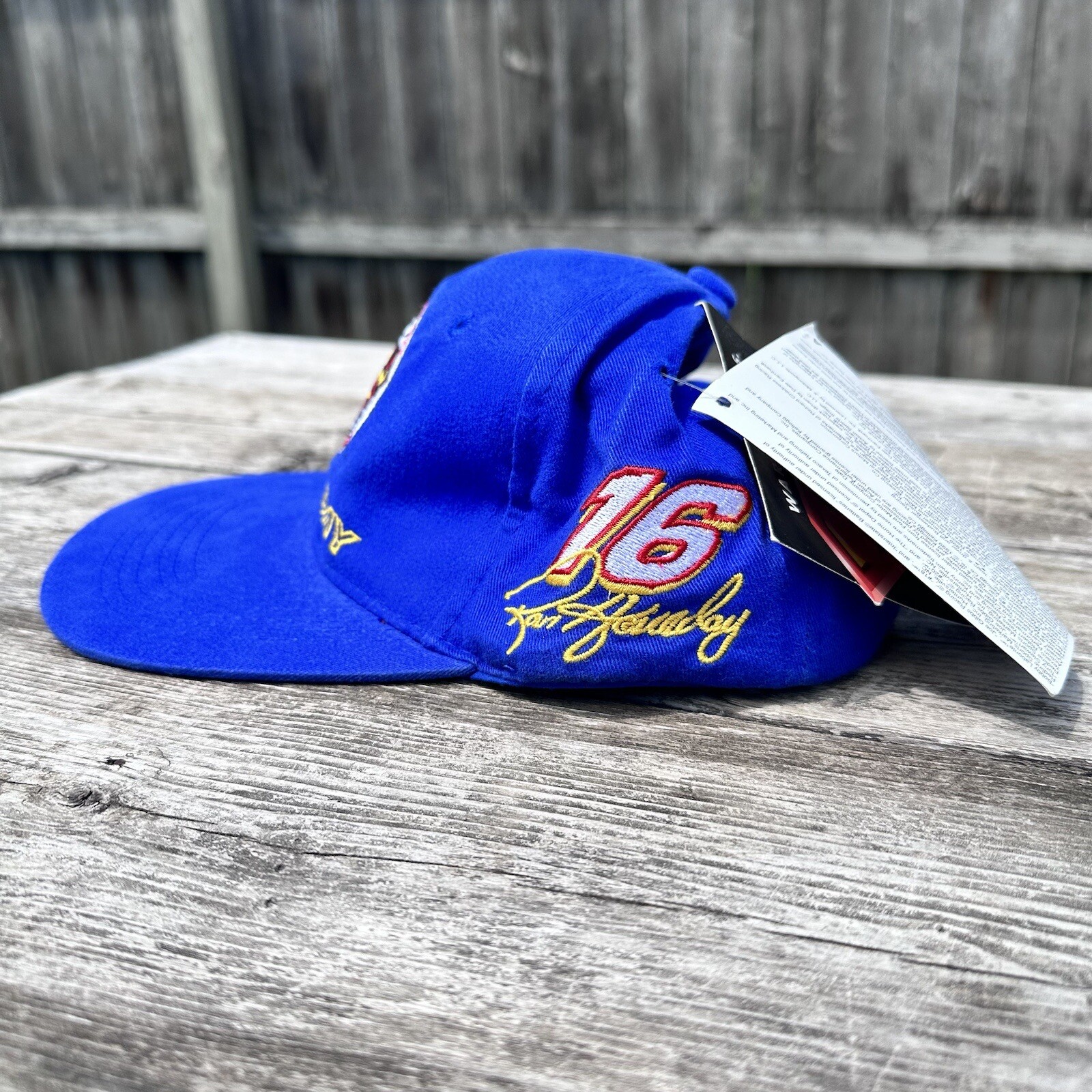 Vintage Nascar Snapback Hat Superman Racing Ron Hornady Warner Brothers Cap Chase Authentics - фотография #9