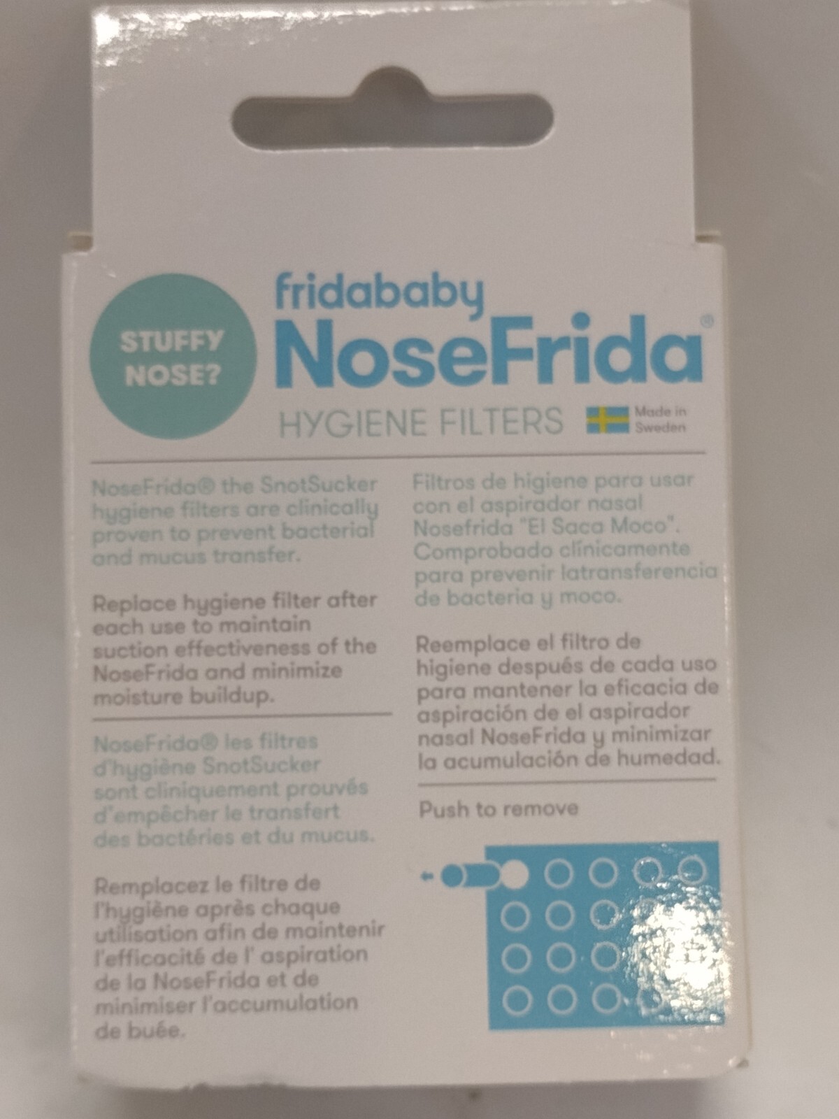 Fridababy NoseFrida Nasal Aspirator Replacement Filters 20 Count x 3 PACKS NoseFrida 381-3573 - фотография #3