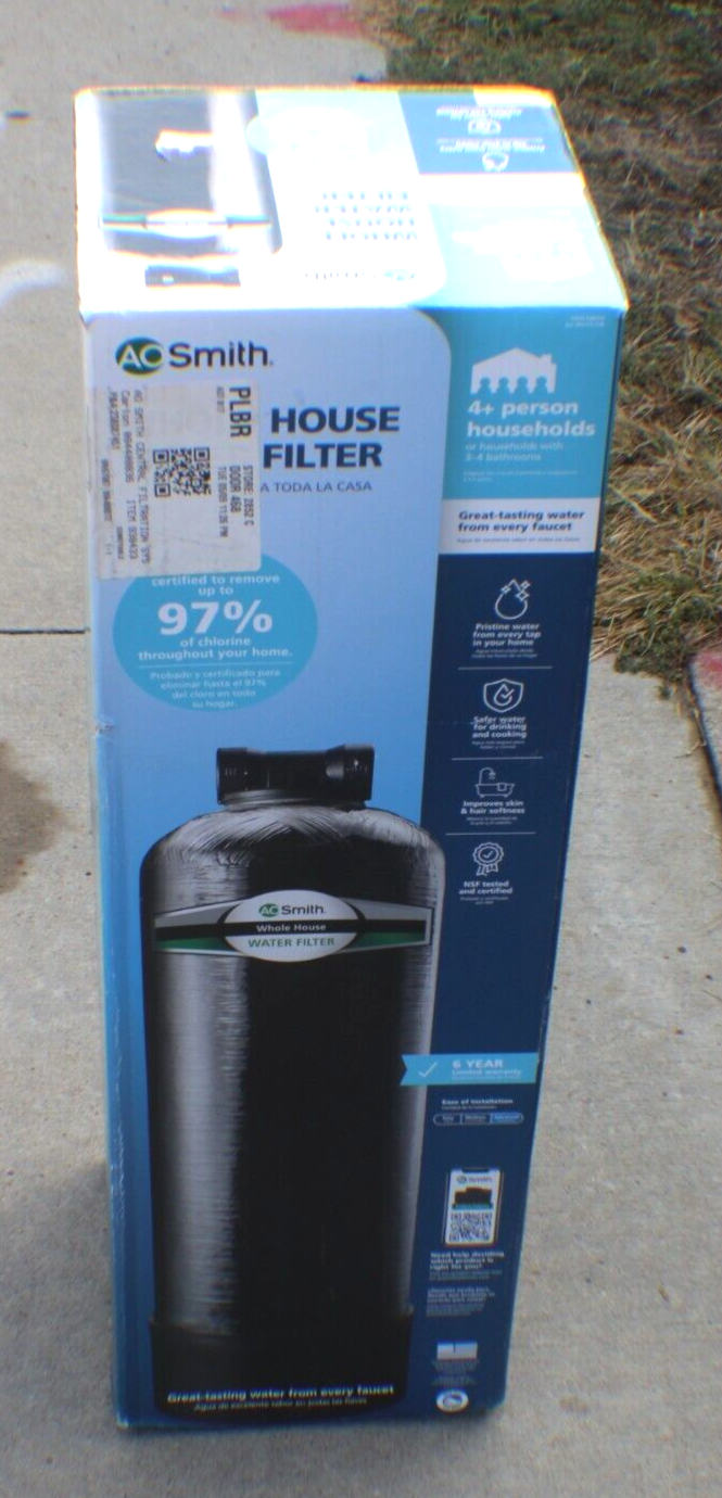 AO Smith AO-WH-FILTER Whole House Water Filter 938433 - NEW A. O. Smith 938433