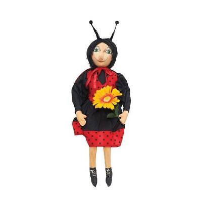 Joe Spencer Art Doll Lucinda Ladybug Girl Insect Gallerie II Soft Sculpture Без бренда - фотография #3