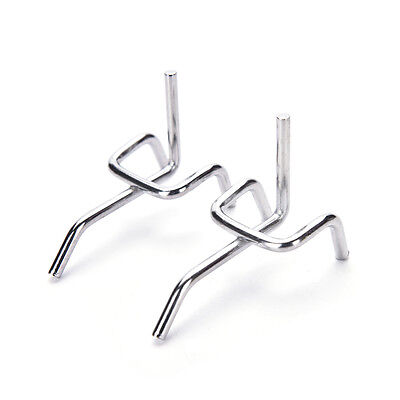 10pcs Metal Peg Board Pegboard Hooks Garage Work Shop Storage Display SteelPL.RZ Unbranded Does Not Apply - фотография #5