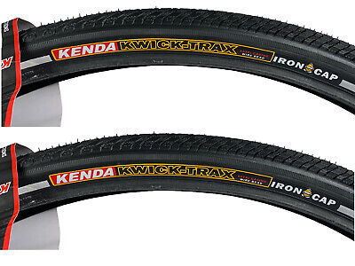 2PAK Kenda Kwick Trax 700 x 35c Road Hybrid Bike Tires Anti Puncture Reflective  Kenda 061R8288 - фотография #3