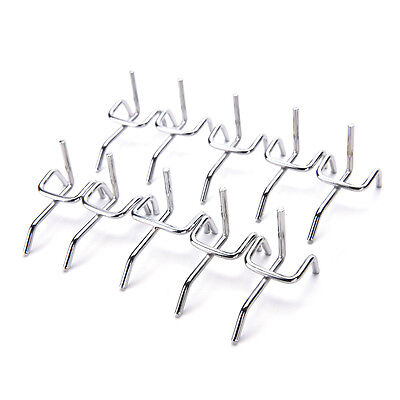 10pcs Metal Peg Board Pegboard Hooks Garage Work Shop Storage Display SteelPL.RZ Unbranded Does Not Apply