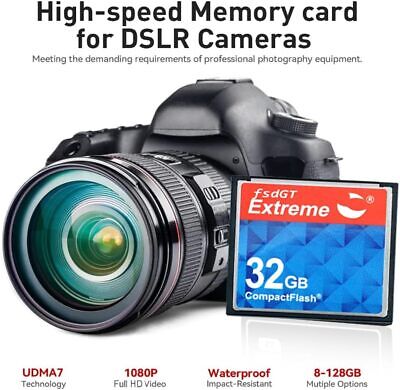 32GB Compact Flash Card CF Card UDMA Camera Memory Card for Professional Photogr Unbranded B0CKZF2NKR - фотография #8