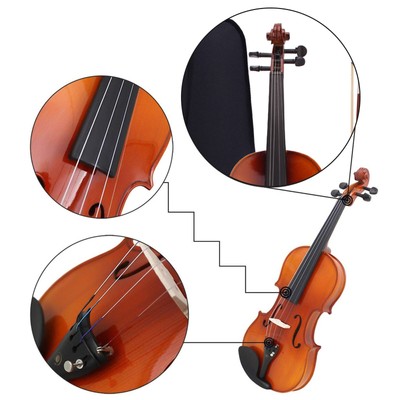 2 Sets 3/4 4/4 Violin Strings Replacement E A D G Nickel Silver Wound Strings US iBrookAuction Does Not Apply - фотография #6