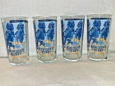  2021 KENTUCKY DERBY GLASSES HAVE ARRIVED!!  SET OF 4 NEW + MINT READY TO SHIP!! Без бренда